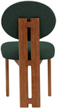 Napa Mid-Century Modern Dining Chair Set - Stylish Boucle Upholstery & Elegant Walnut Frame