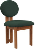 Napa Mid-Century Modern Dining Chair Set - Stylish Boucle Upholstery & Elegant Walnut Frame