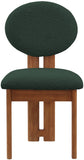 Napa Mid-Century Modern Dining Chair Set - Stylish Boucle Upholstery & Elegant Walnut Frame