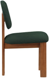 Napa Mid-Century Modern Dining Chair Set - Stylish Boucle Upholstery & Elegant Walnut Frame