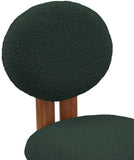 Napa Mid-Century Modern Dining Chair Set - Stylish Boucle Upholstery & Elegant Walnut Frame