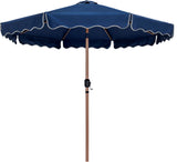 Amalfi - Patio Umbrella - Black Base / Light Brown Pole