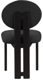 Napa Mid-Century Modern Dining Chair Set - Stylish Boucle Upholstery & Elegant Walnut Frame
