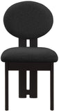 Napa Mid-Century Modern Dining Chair Set - Stylish Boucle Upholstery & Elegant Walnut Frame