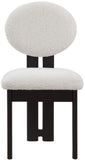 Napa Mid-Century Modern Dining Chair Set - Stylish Boucle Upholstery & Elegant Walnut Frame