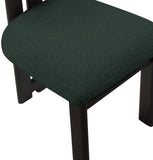Napa Mid-Century Modern Dining Chair Set - Stylish Boucle Upholstery & Elegant Walnut Frame