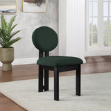 Napa Mid-Century Modern Dining Chair Set - Stylish Boucle Upholstery & Elegant Walnut Frame