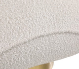 Geneva Contemporary Swivel Accent Chair with Brushed Gold Base and Solid Wood Frame for Stylish Comfort