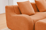 ROMA 115.3" 3-Seater Sofa with 2 Ottomans