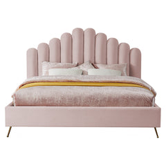 Lily Velvet Queen Bed