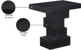 Westmount End Table - Elegant Art Deco Design with Sturdy Ash Veneer Construction for Living Room Charm