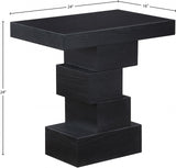 Westmount End Table - Elegant Art Deco Design with Sturdy Ash Veneer Construction for Living Room Charm