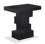 Westmount End Table - Elegant Art Deco Design with Sturdy Ash Veneer Construction for Living Room Charm