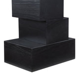 Westmount End Table - Elegant Art Deco Design with Sturdy Ash Veneer Construction for Living Room Charm