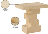 Westmount End Table - Elegant Art Deco Design with Sturdy Ash Veneer Construction for Living Room Charm
