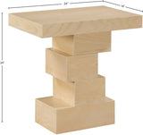 Westmount End Table - Elegant Art Deco Design with Sturdy Ash Veneer Construction for Living Room Charm