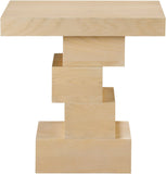 Westmount End Table - Elegant Art Deco Design with Sturdy Ash Veneer Construction for Living Room Charm