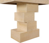 Westmount End Table - Elegant Art Deco Design with Sturdy Ash Veneer Construction for Living Room Charm