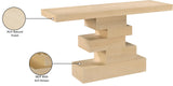 Westmount Console Table - Elegant Art Deco Design with Sturdy Ash Veneer for Stylish Living Spaces