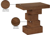Westmount End Table - Elegant Art Deco Design with Sturdy Ash Veneer Construction for Living Room Charm