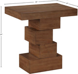 Westmount End Table - Elegant Art Deco Design with Sturdy Ash Veneer Construction for Living Room Charm