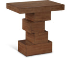 Westmount End Table - Elegant Art Deco Design with Sturdy Ash Veneer Construction for Living Room Charm