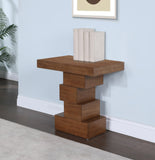 Westmount End Table - Elegant Art Deco Design with Sturdy Ash Veneer Construction for Living Room Charm
