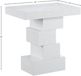 Westmount End Table - Elegant Art Deco Design with Sturdy Ash Veneer Construction for Living Room Charm