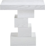 Westmount End Table - Elegant Art Deco Design with Sturdy Ash Veneer Construction for Living Room Charm