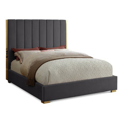 Becca Velvet King Bed