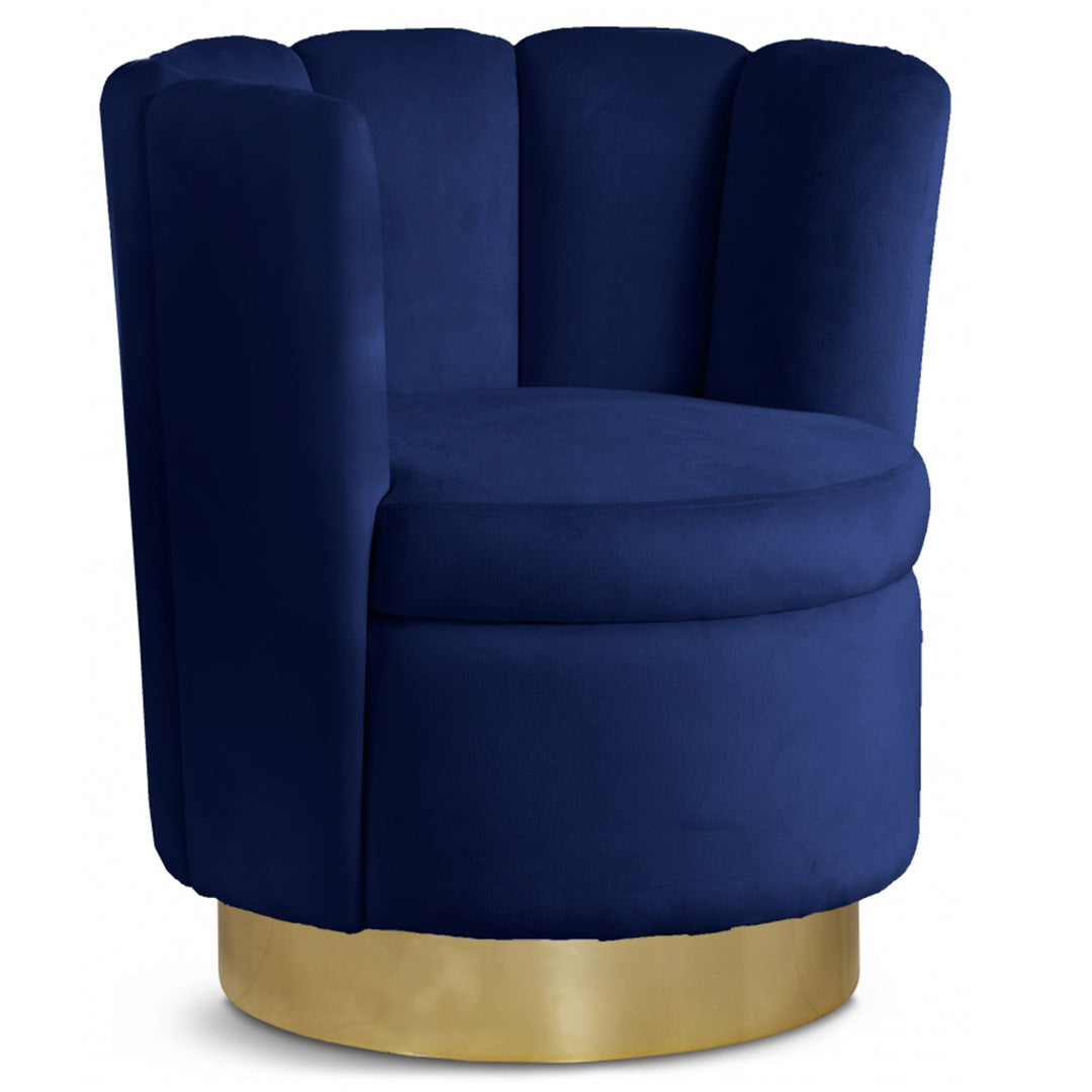 Lily Velvet Swivel Accent Chair