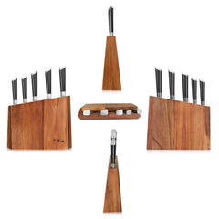 Y2 Series 6-Piece Knife Block Set, Forged German Steel, 59212