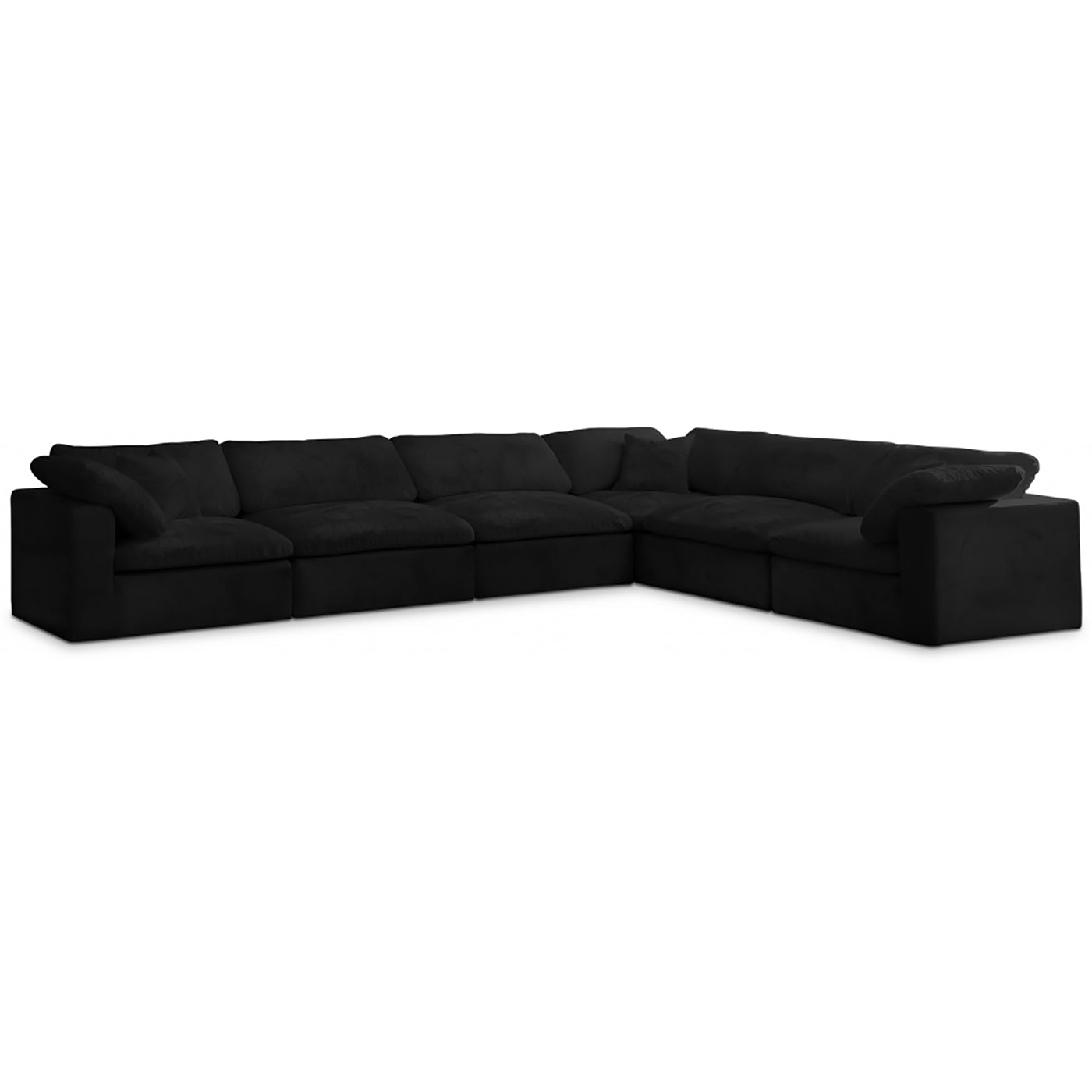 Cozy Velvet Comfort Modular Sectional