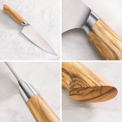 OLIV Series 6-Inch Chef's Knife, Forged Swedish 14C28N Steel, 501578