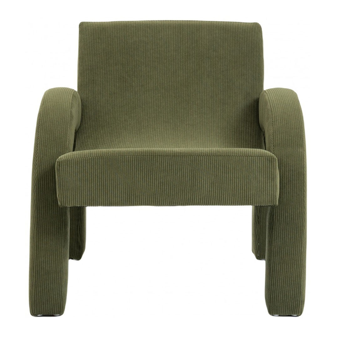 Corduroy Fabric Accent Chair