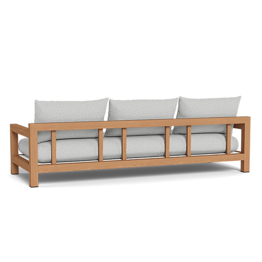 Pacific 3 Seat Sofa (Teak Natural / Panama Grafito / Batyline White)