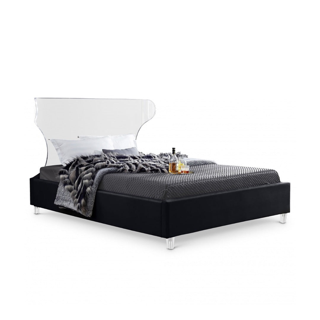 Ghost Velvet Bed