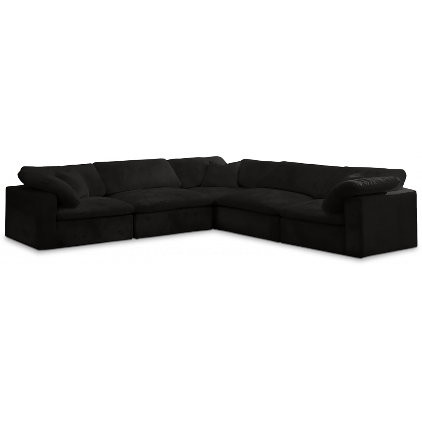 Cozy Velvet Comfort Modular Sectional