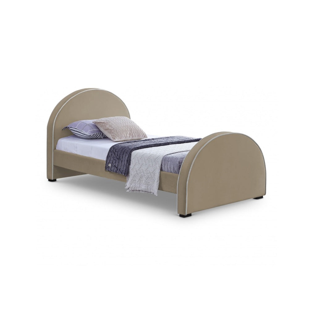 Brody Velvet Twin Bed