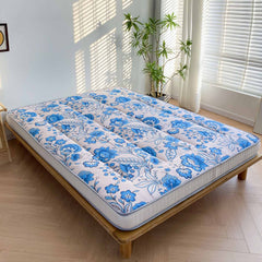 MAXYOYO Padded Japanese Floor Mattress,  Floral Printed Futon Mattress Folding Sleeping Pad