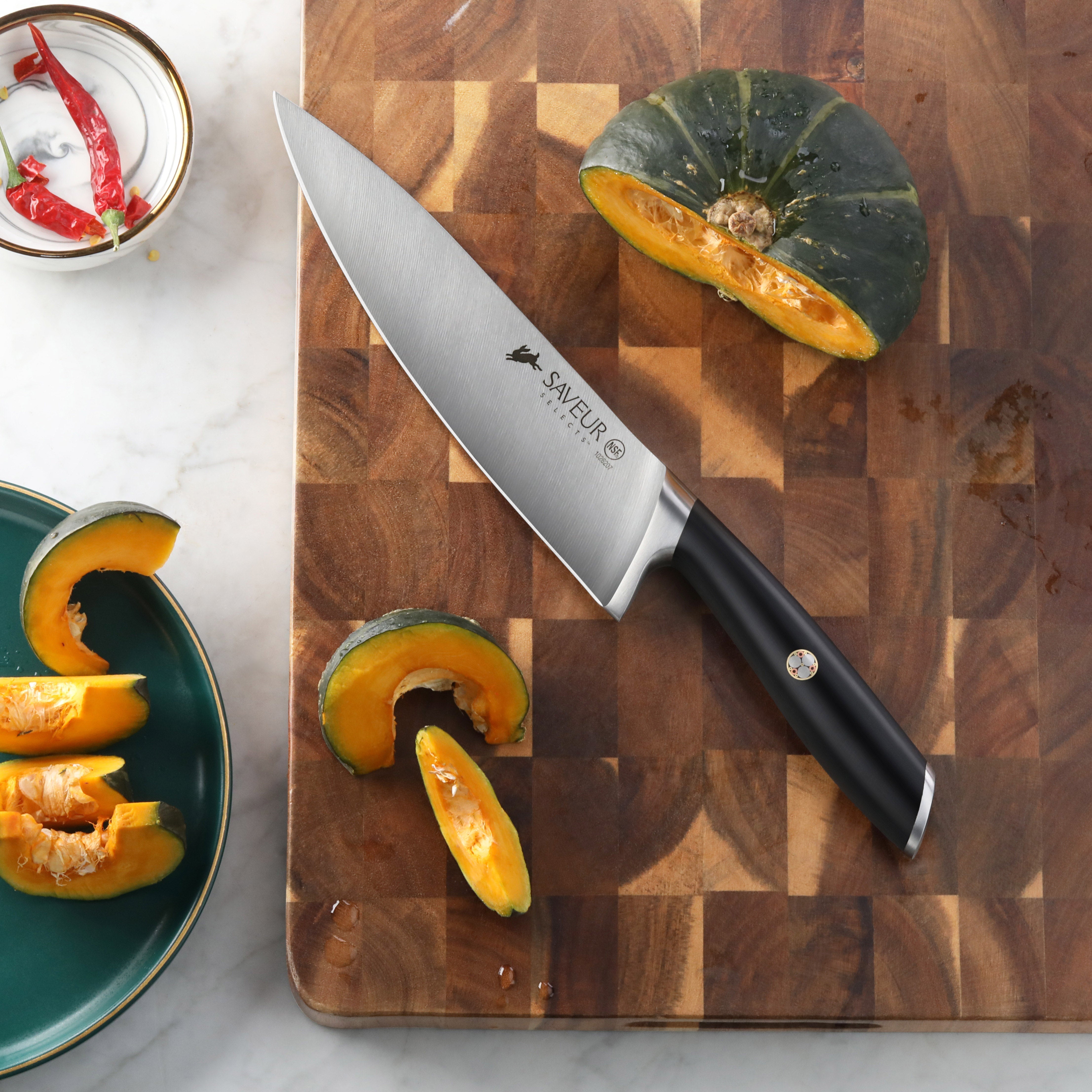 Saveur Selects 8-Inch Chef's Knife, Forged German Steel, 1026207