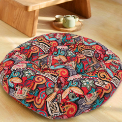 SAYYOYKYOYO Boho Round Floor Cushion, 22 Inch