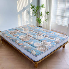 MAXYOYO Padded Japanese Floor Mattress,  Floral Printed Futon Mattress Folding Sleeping Pad