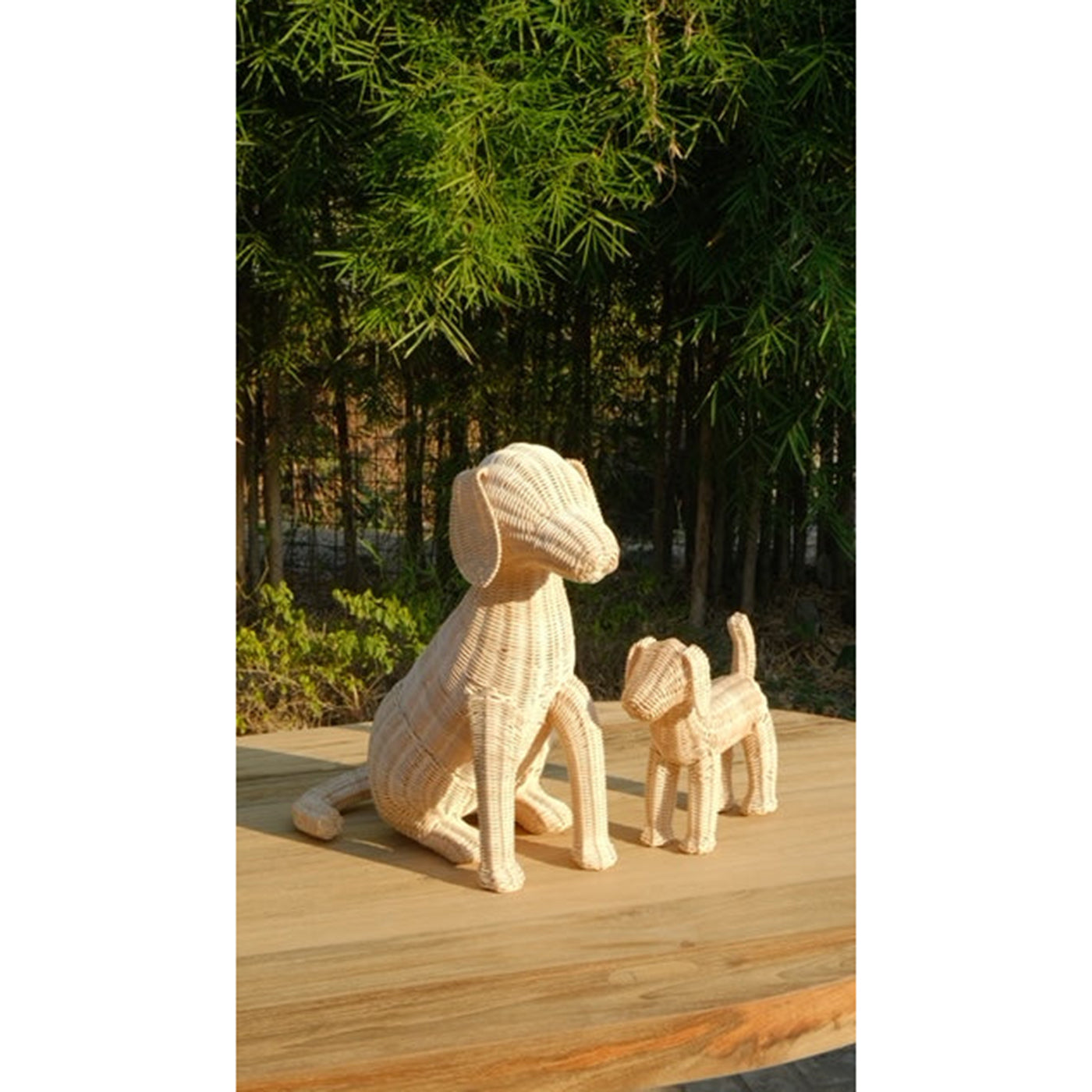 Potcake Rattan Dog large