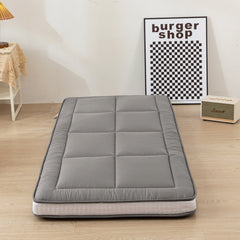 MAXYOYO Padded Japanese Floor Mattress, Dark Grey Extra Thick Folding Futon Mattress