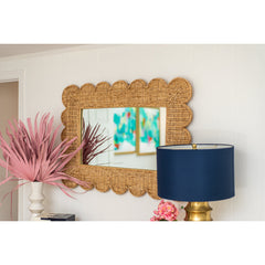 Large Scalloped Mirror