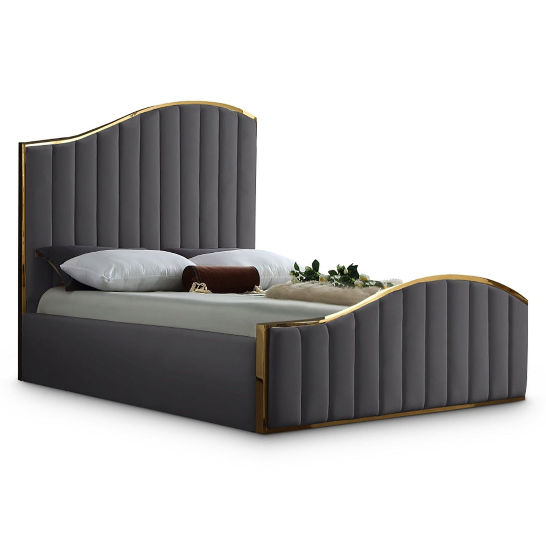 Jolie Velvet King Bed