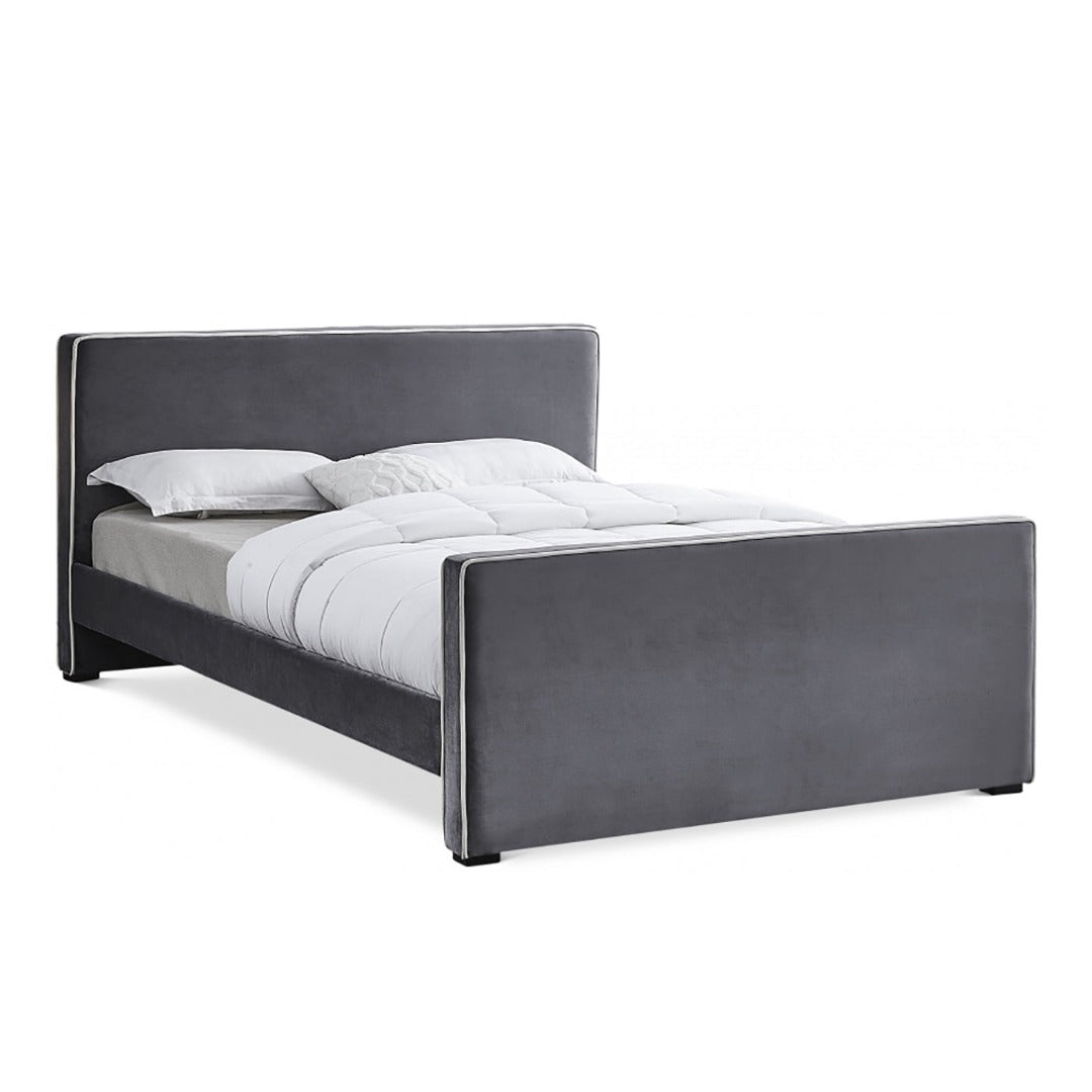 Dillard Velvet King Bed