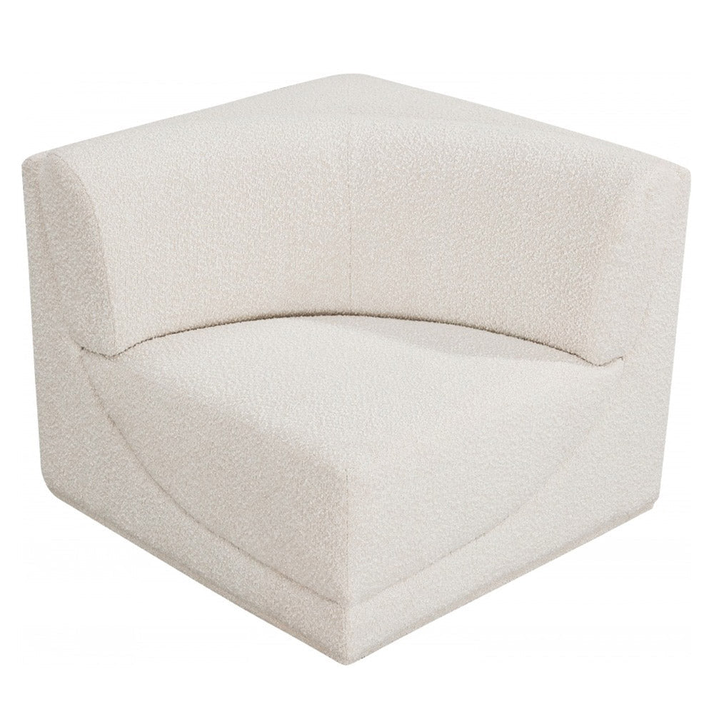 Ollie Boucle Fabric Living Room Chair