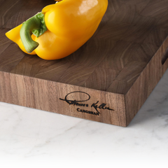 TKSC Walnut End-Grain Cutting Board, 12x18x1.5", Thomas Keller Signature Collection, Crafted in USA, 1023763